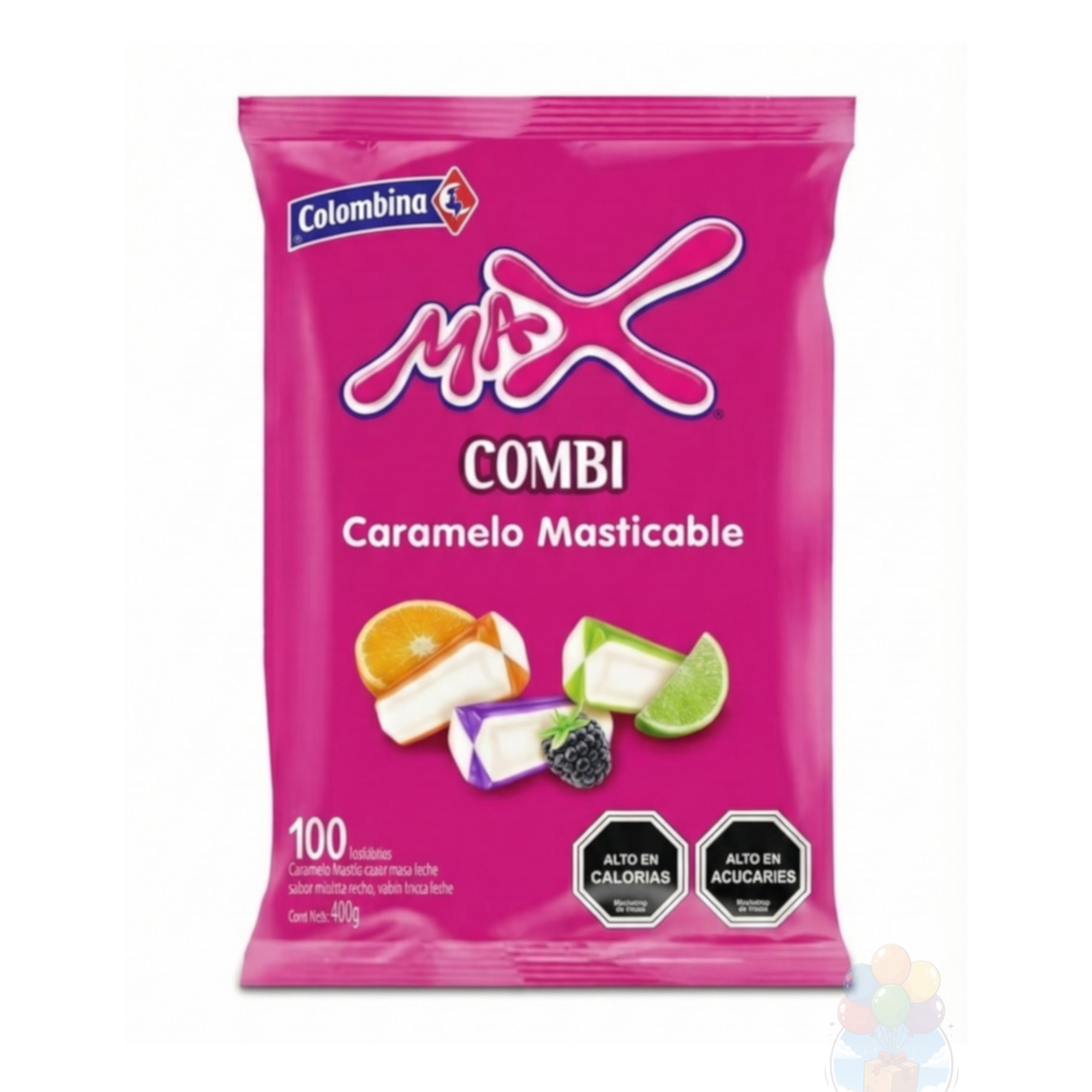 Max combi Caramelo Masticable 100 Unidades. 2