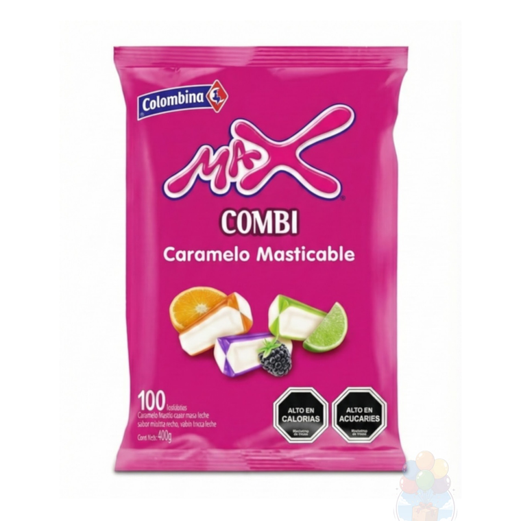 Max combi Caramelo Masticable 100 Unidades. 2