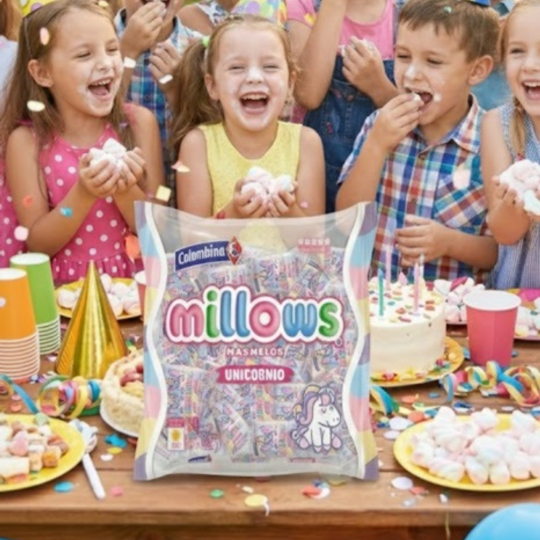Millows Unicornio: Malvaviscos Individuales 50 Unidades. 1