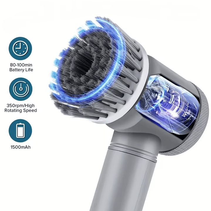 Escova de Limpeza Elétrica 3