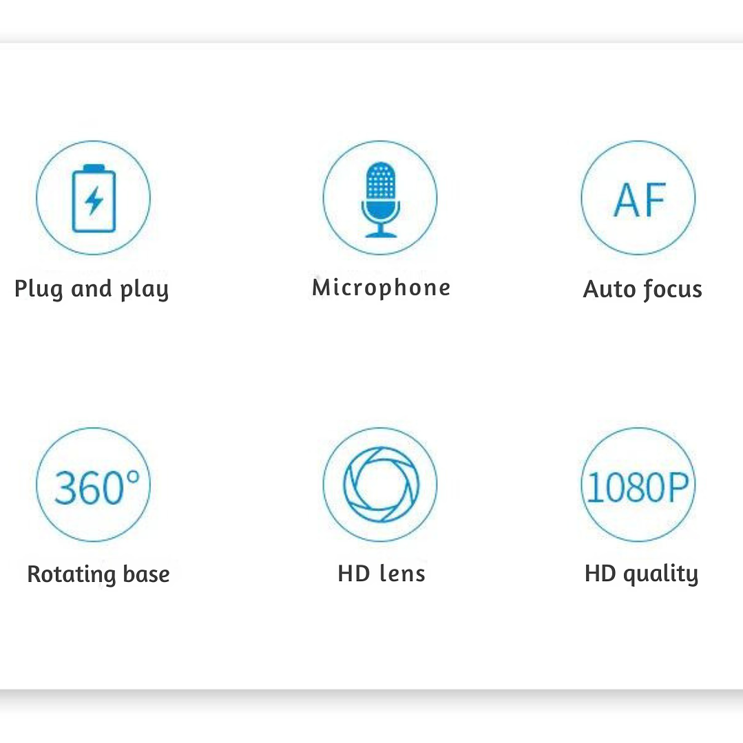 Mini Câmera Web Full HD 7