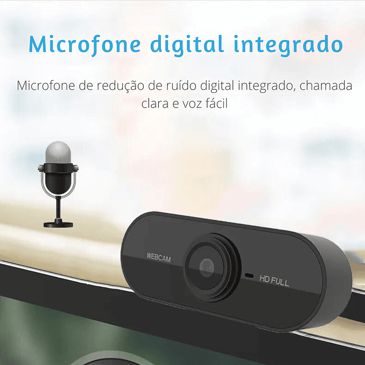 Mini Câmera Web Full HD 9