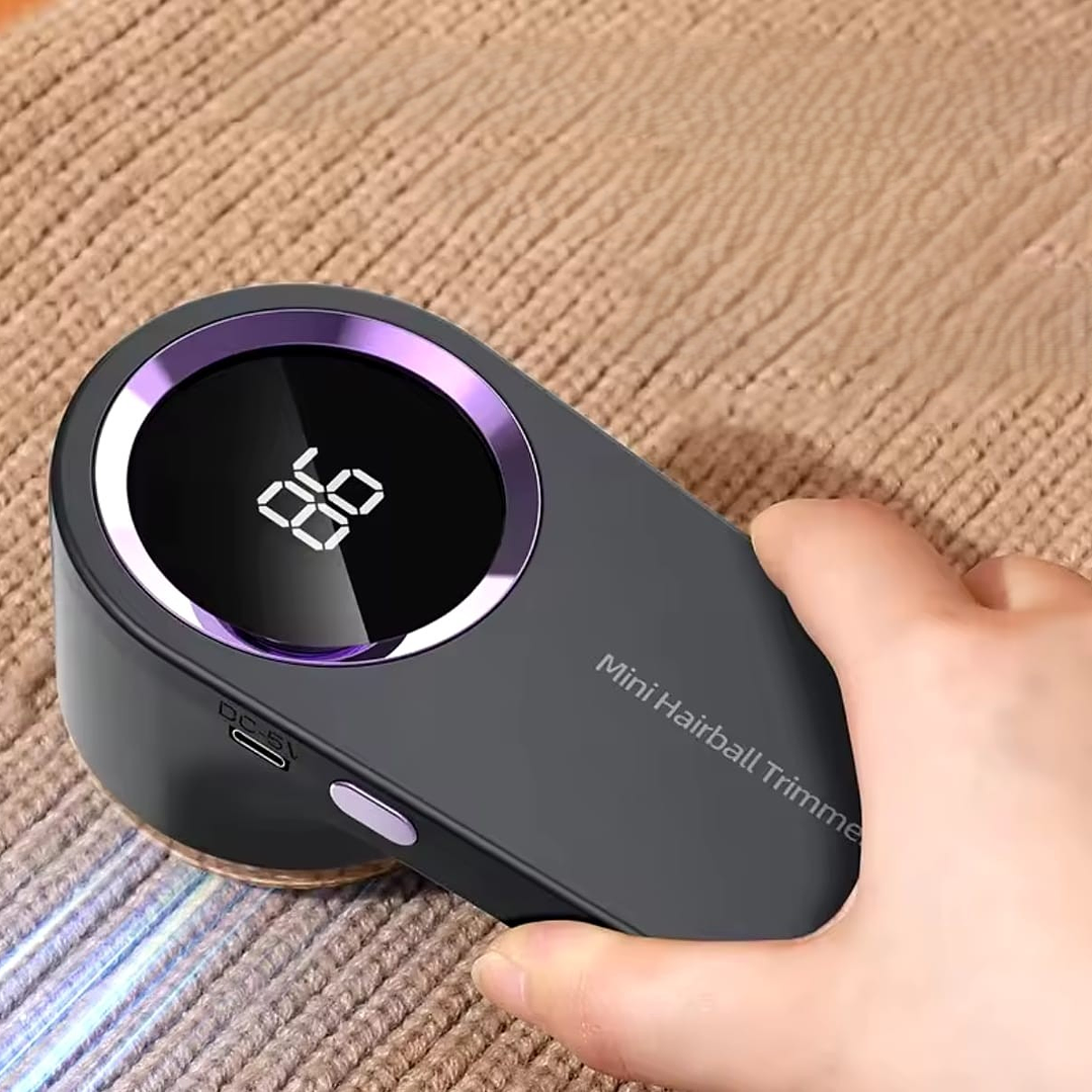 Removedor de Fios e Pelos Recarregável Digital 6