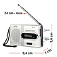 Mini Rádio Portátil FM/AM - 2 Pilhas AA - Thumbnail 2