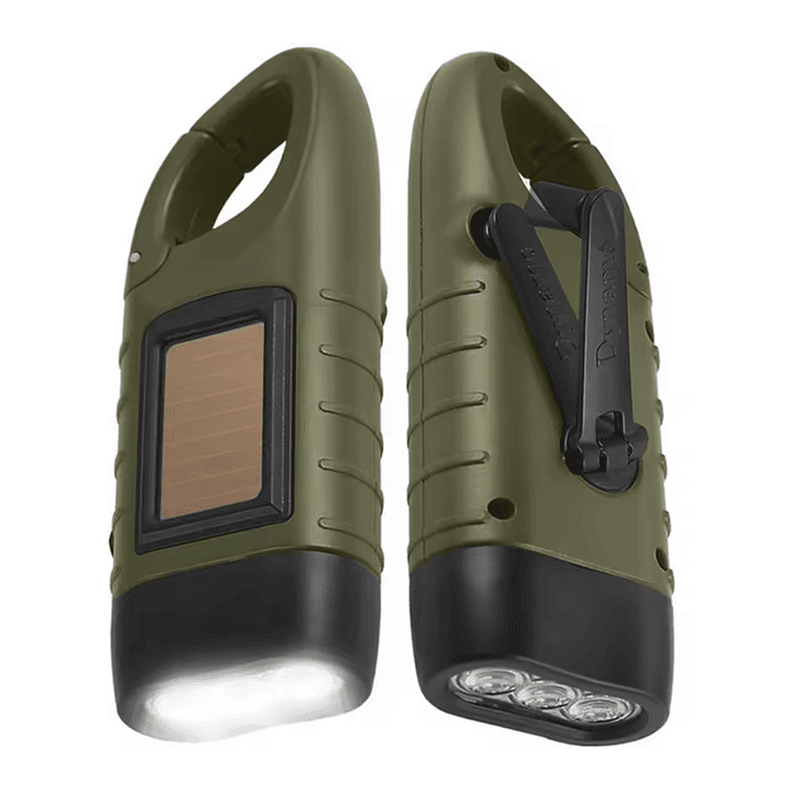 Lanterna Solar com Manivela – 3 LEDs 1