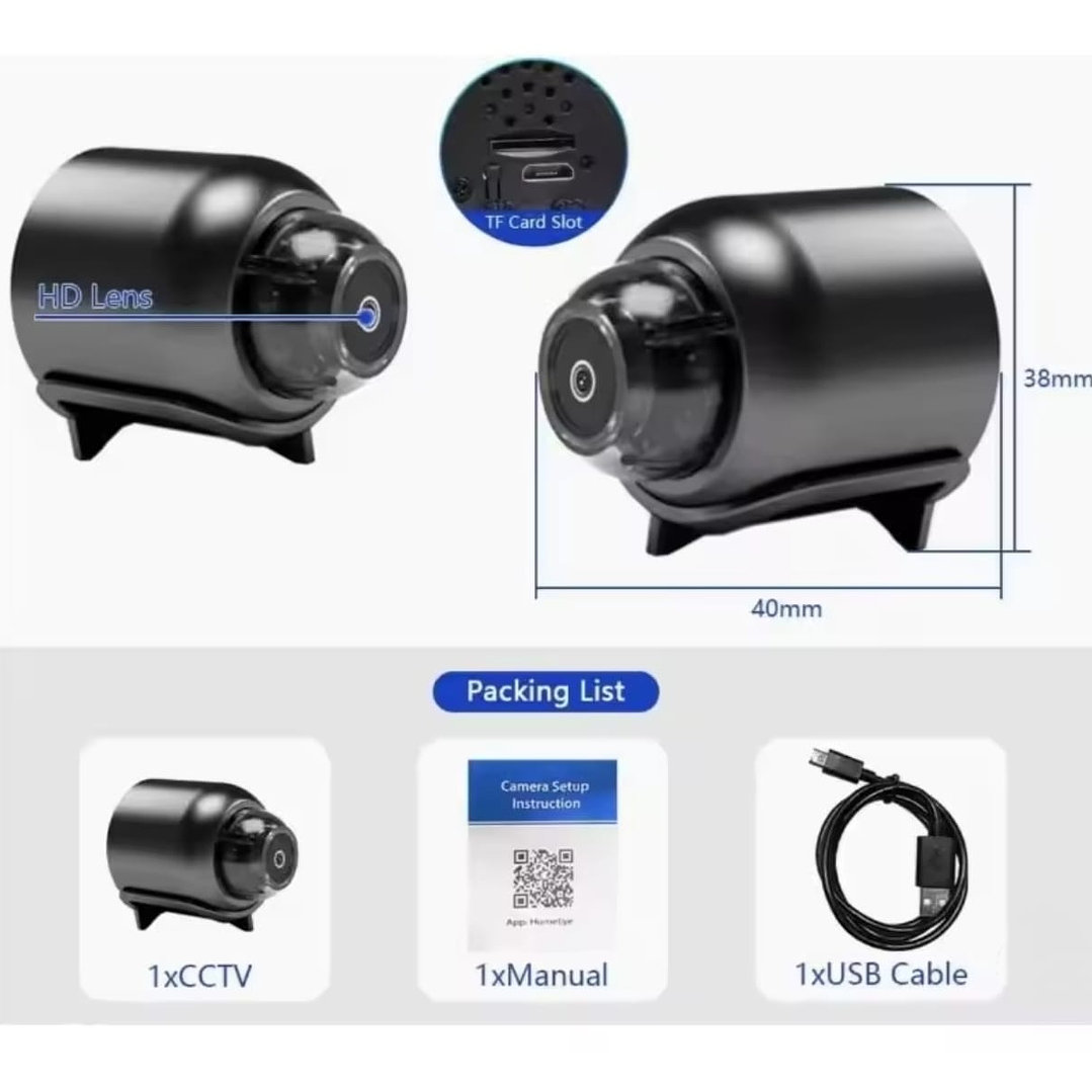 Mini Câmara 720p Wi-Fi 2