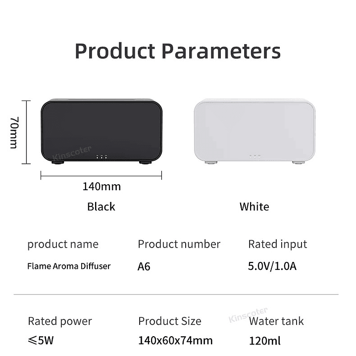 Difusor de Aroma com Chama  6