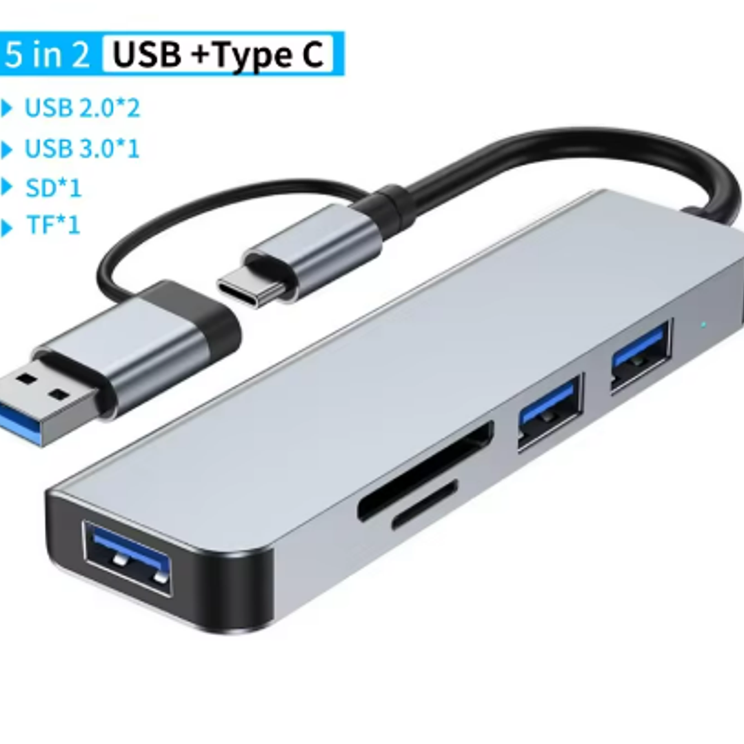 Adaptador USB Tipo C – MultiHub Versátil 3