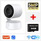 Câmera Inteligente Tuya 5MP 360° com Chamada de Um Toque  - Thumbnail 1