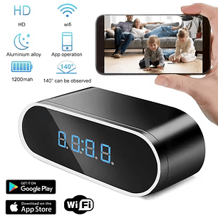 Mini Câmera Wi-Fi 4K HD Disfarçada em Relógio