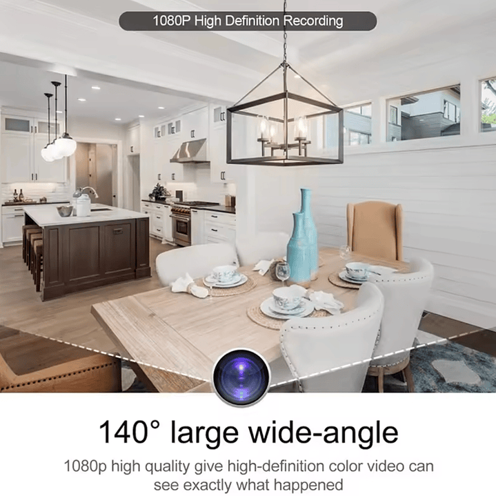 Mini Câmera Wi-Fi 4K HD Disfarçada em Relógio 3