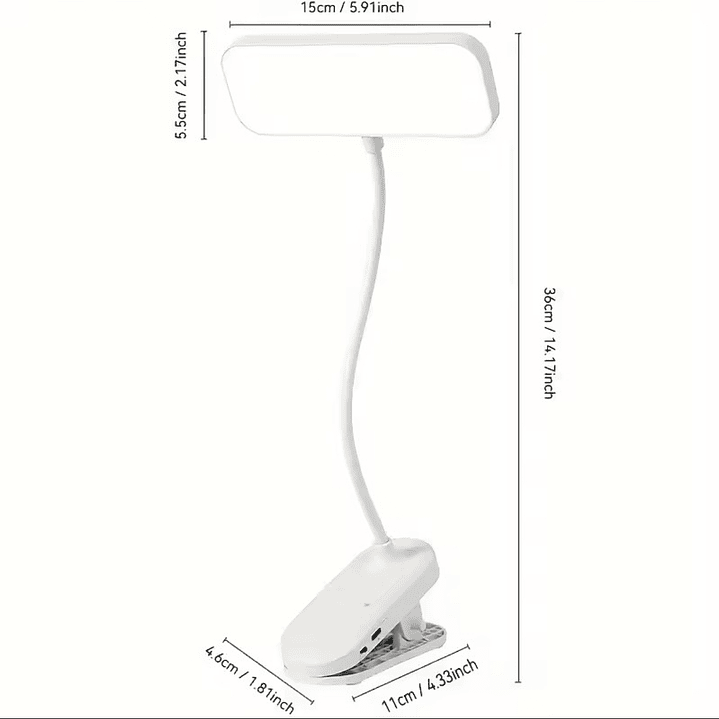 Lâmpada de Mesa LED com Clip 3