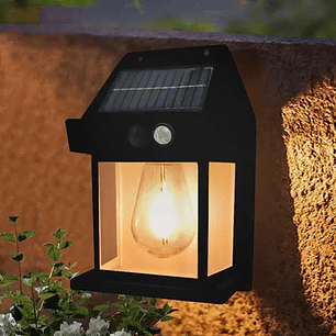 Luz de Parede Solar LED com Sensor de Movimento