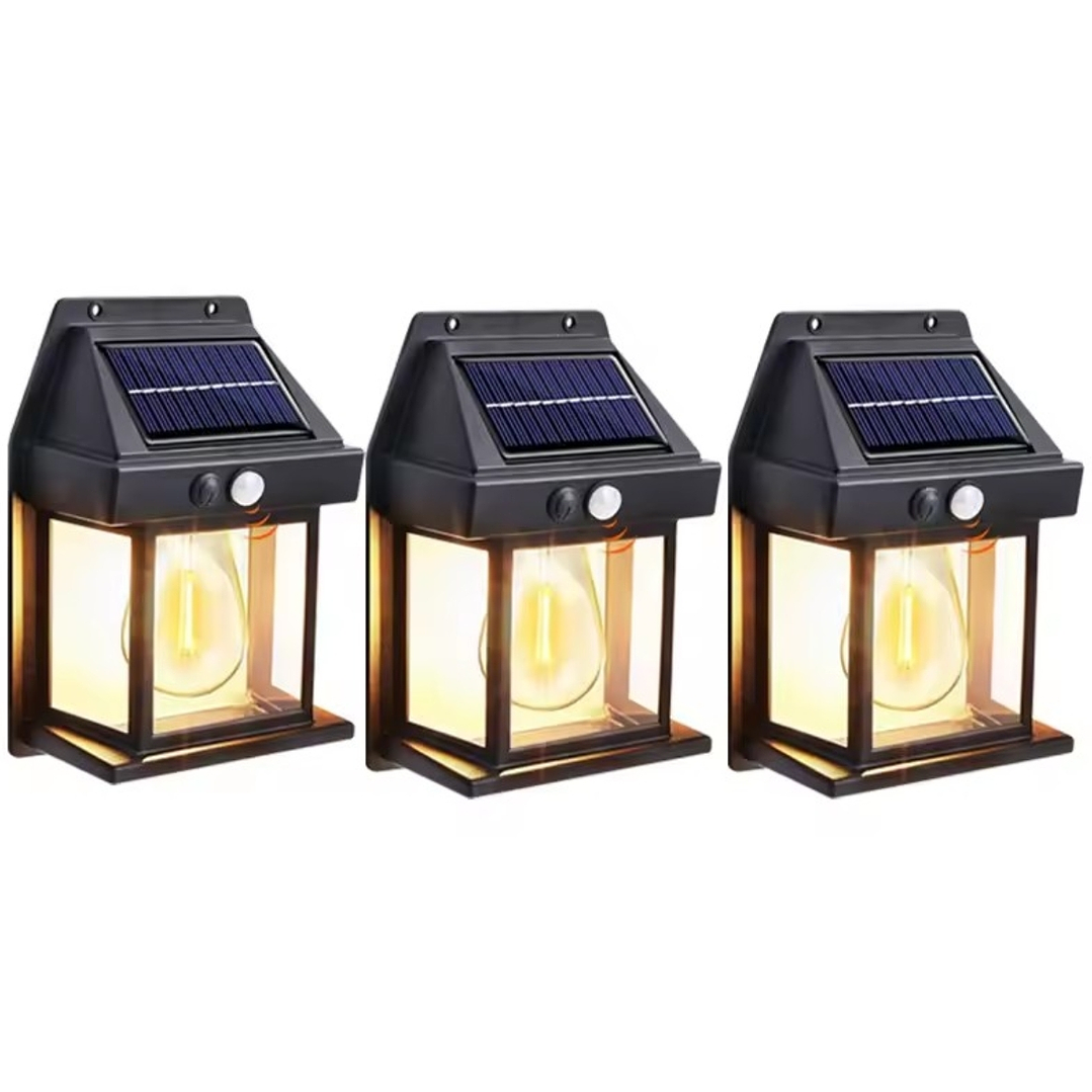 Luz de Parede Solar LED com Sensor de Movimento 8