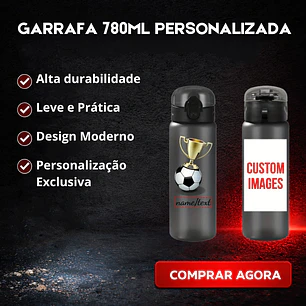 Garrafa Personalizada 780ML