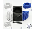 Rodon de Silicona Sección 4 mm Rollo 10 mts