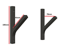 Soporte Me Muro Para Ski Colgador De Pared (par)