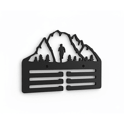 Medallero Running 30cm Colgador Para Medallas De Runner A Muro