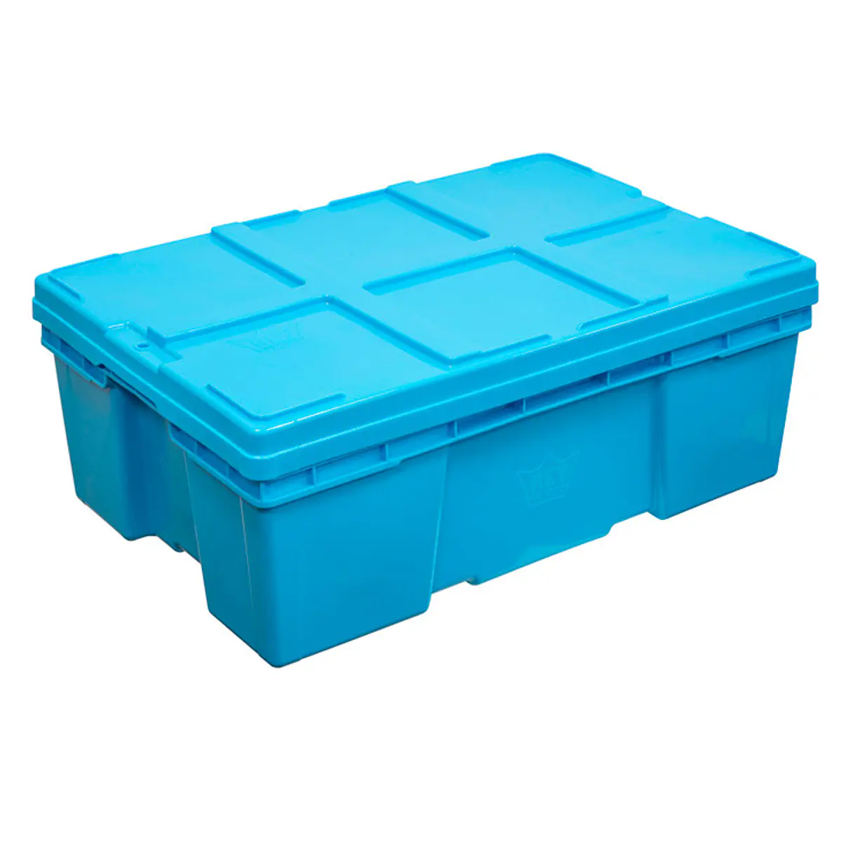 Pack De Cajas De Almacenamiento Industriales Apilables - 300x183x81mm - Color Rojo O Azul