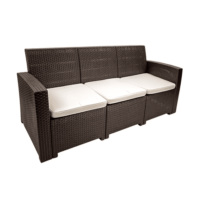 SILLON TAVARUA 3 CUERPO MODELO RATAN