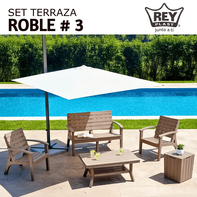 SET TERRAZA ROBLE # 03 