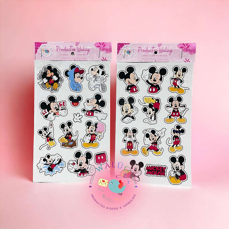 Set Stickers Mickey