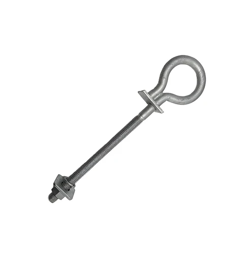 Perno Ojo Acero Galvanizado 5/8 X 17" con 3 Tuercas