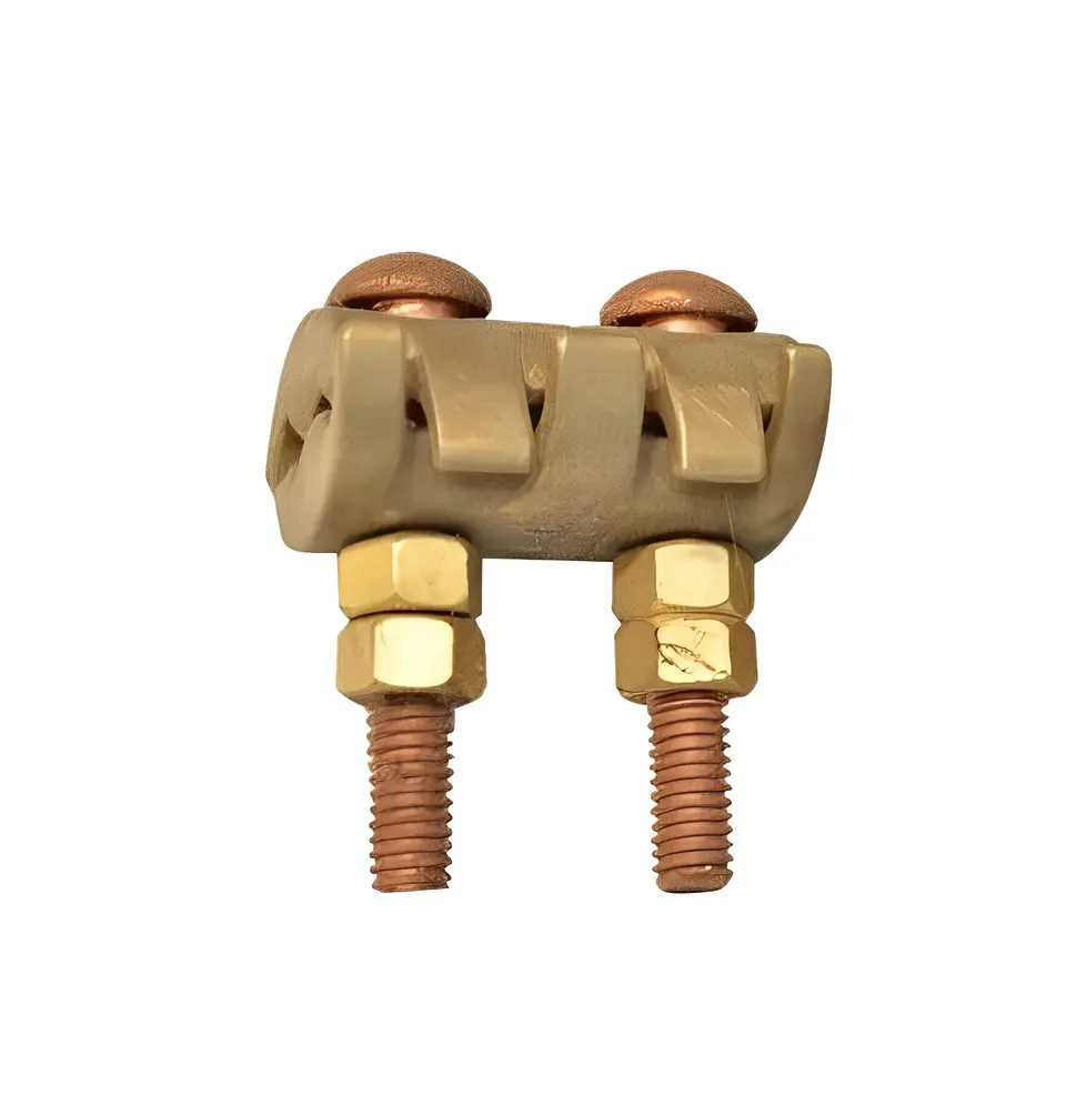 Prensa Paralela Bronce para Cable 4 a 4/0 Awg 1
