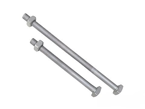 Perno Acero Galvanizado 1/2X7" con Tuerca