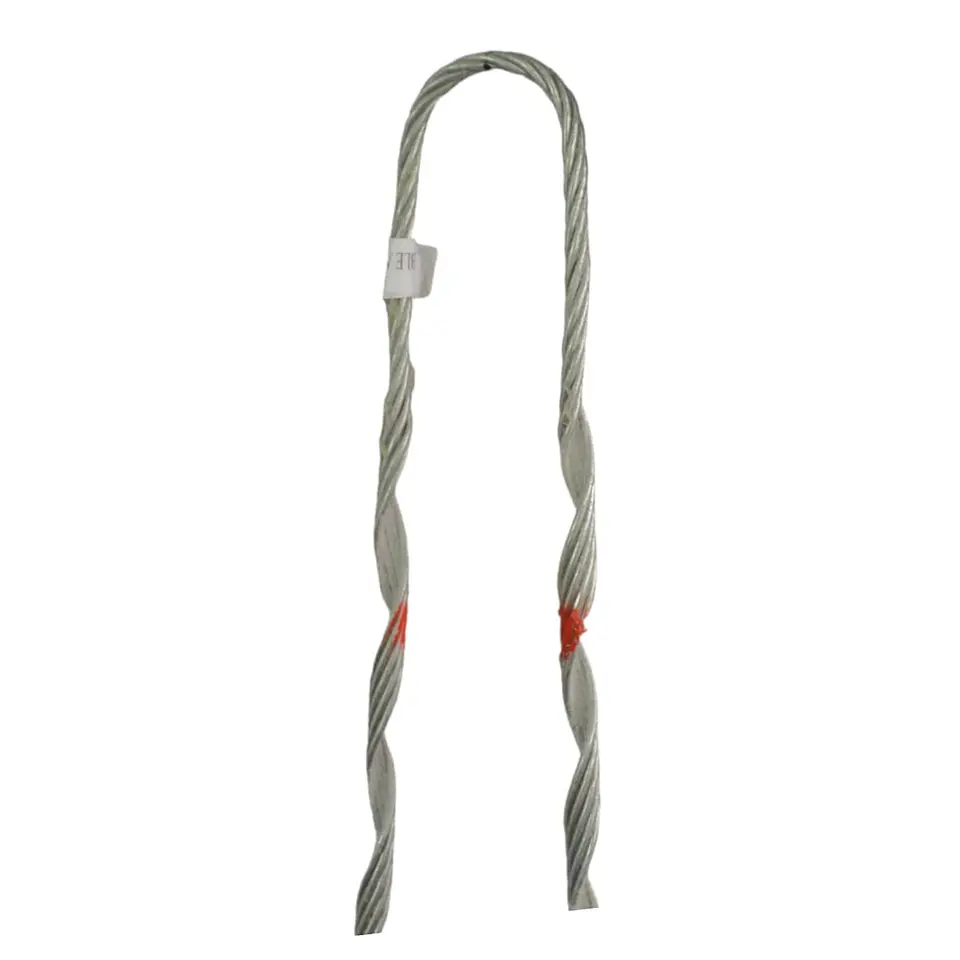 Preformada Retención Cable Acero Galvanizado 3/8