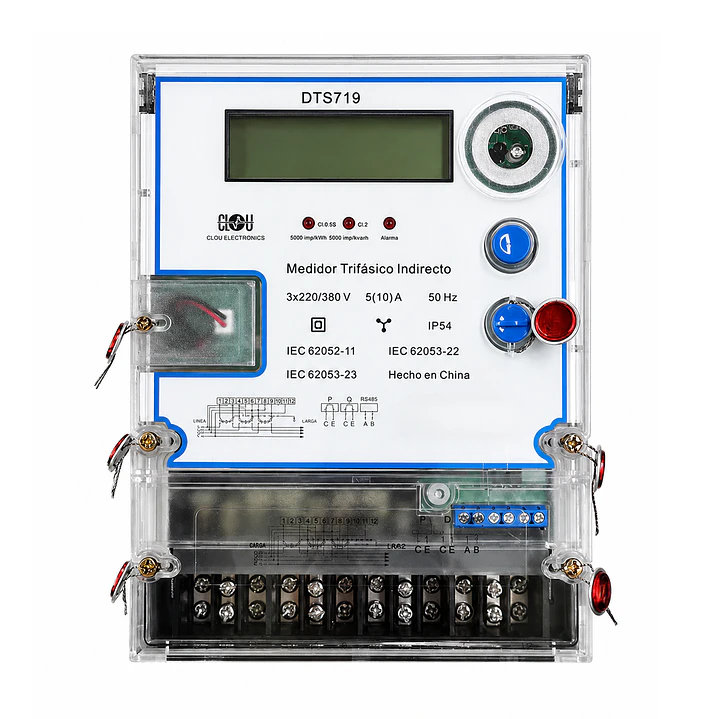 Medidor Trifásico Indirecto 3x220/380V 5(10)A 1