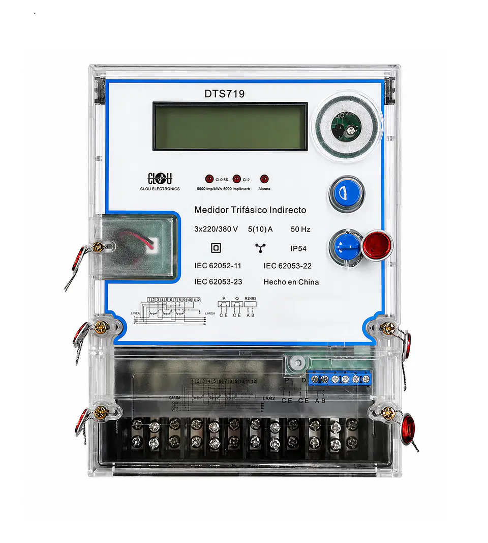 Medidor Trifásico Indirecto 3x220/380V 5(10)A 1