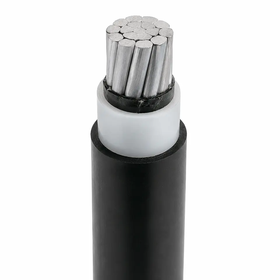 Cable Aluminio Protegido Tricapa Aéreo 300mm2 25KV 1