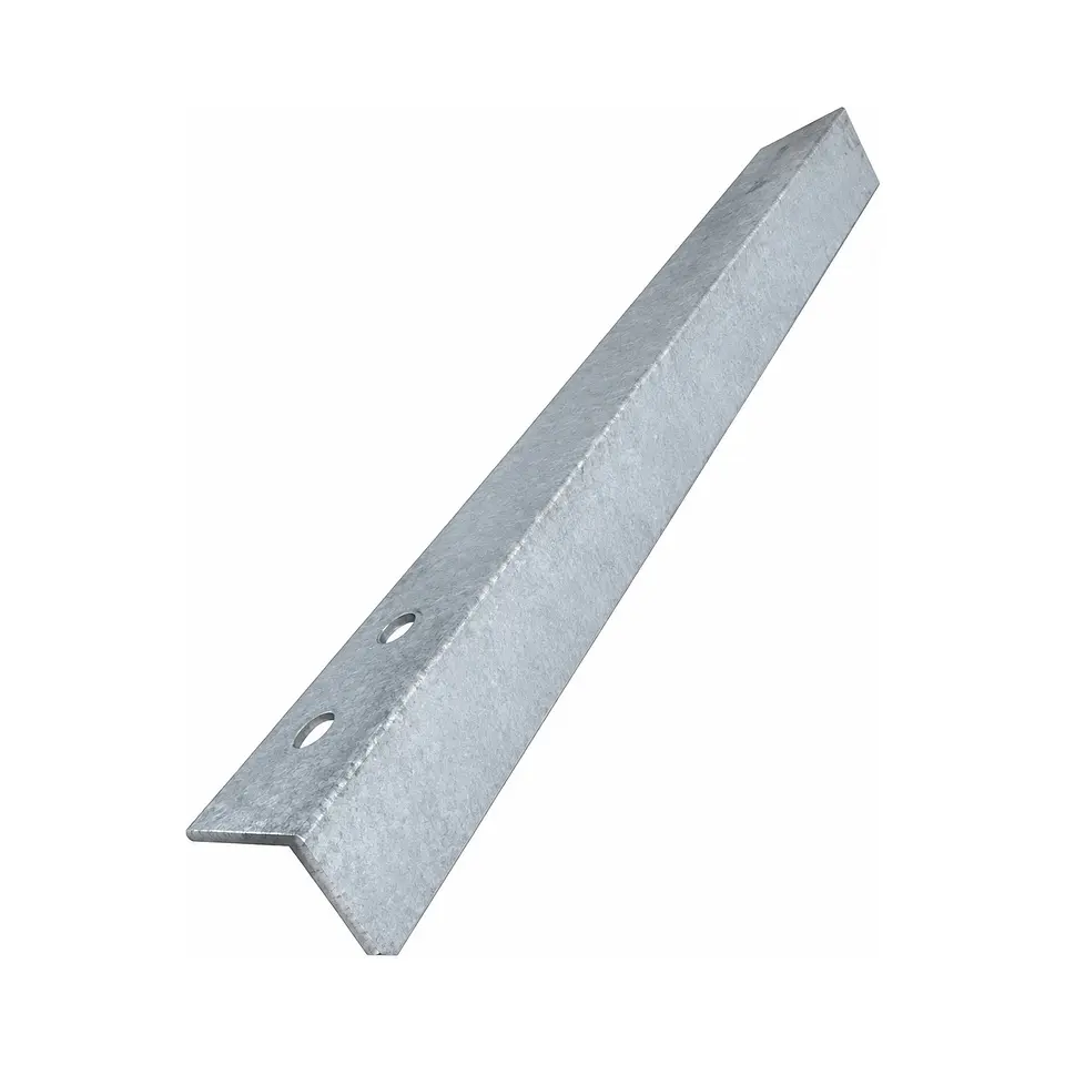 Afianza L para Transformador Galvanizada 65x65x8x630 mm 1