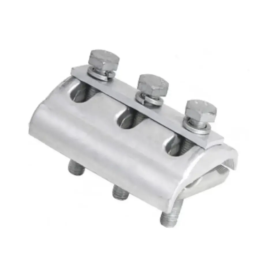 Prensa Paralela Aluminio 200-600 mm² - 3 Pernos 1