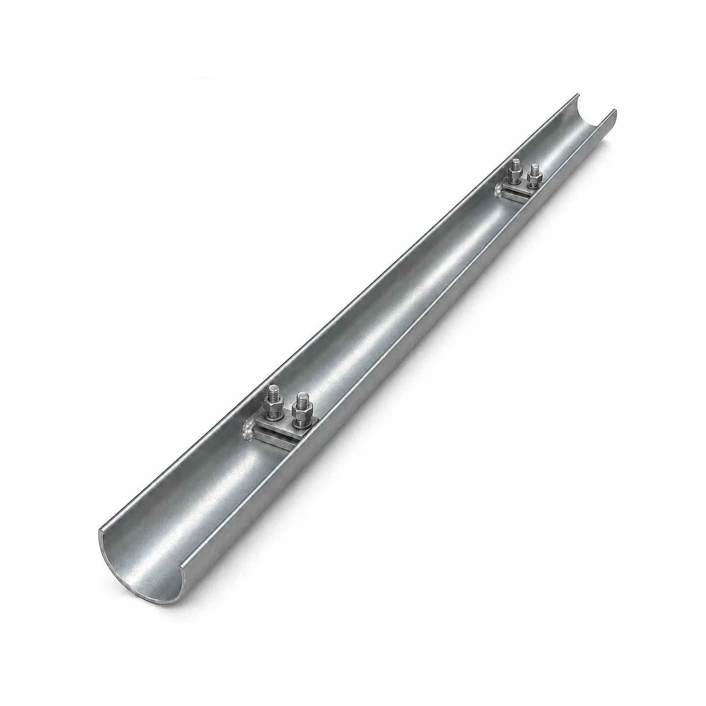 Protector de Tirante Galvanizado Media Caña 2000 mm 1
