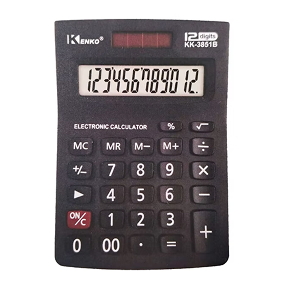 Calculadora de 12 Dígitos x 2 Unidades 