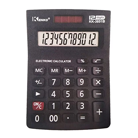 Calculadora de 12 Dígitos x 2 Unidades 