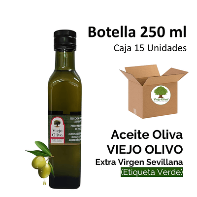 BOTELLA 250 ml EN ACEITE DE OLIVA EXTRA VIRGEN | CAJA DE 15 BOTELLAS