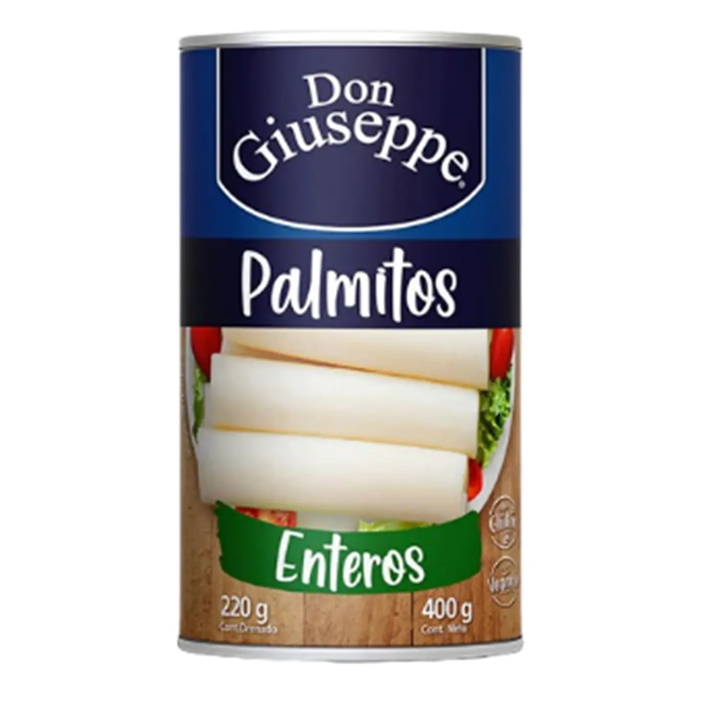 Palmitos Enteros Don Giuseppe Lata 400g | Mini Pack 3 Unidades 1