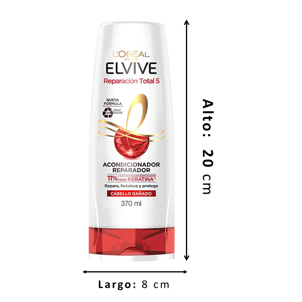 Acondicionador Total 5 Reparación Cabello Dañado 370 ml 2