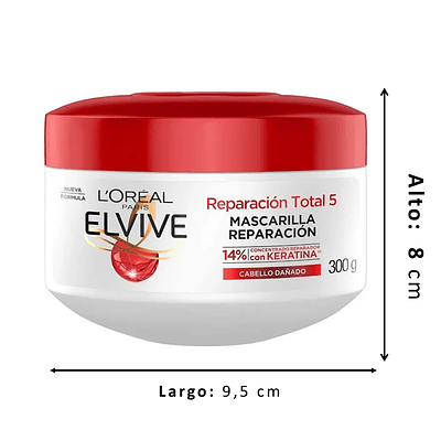 Mascarilla Restauradora para Cabello RT5 300 gr