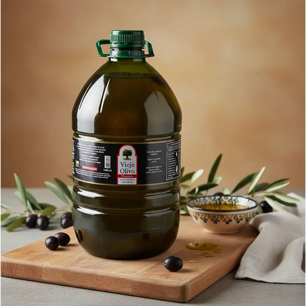 Aceite De Oliva Extra Virgen 5 Litros | Sabor y Picor Suave