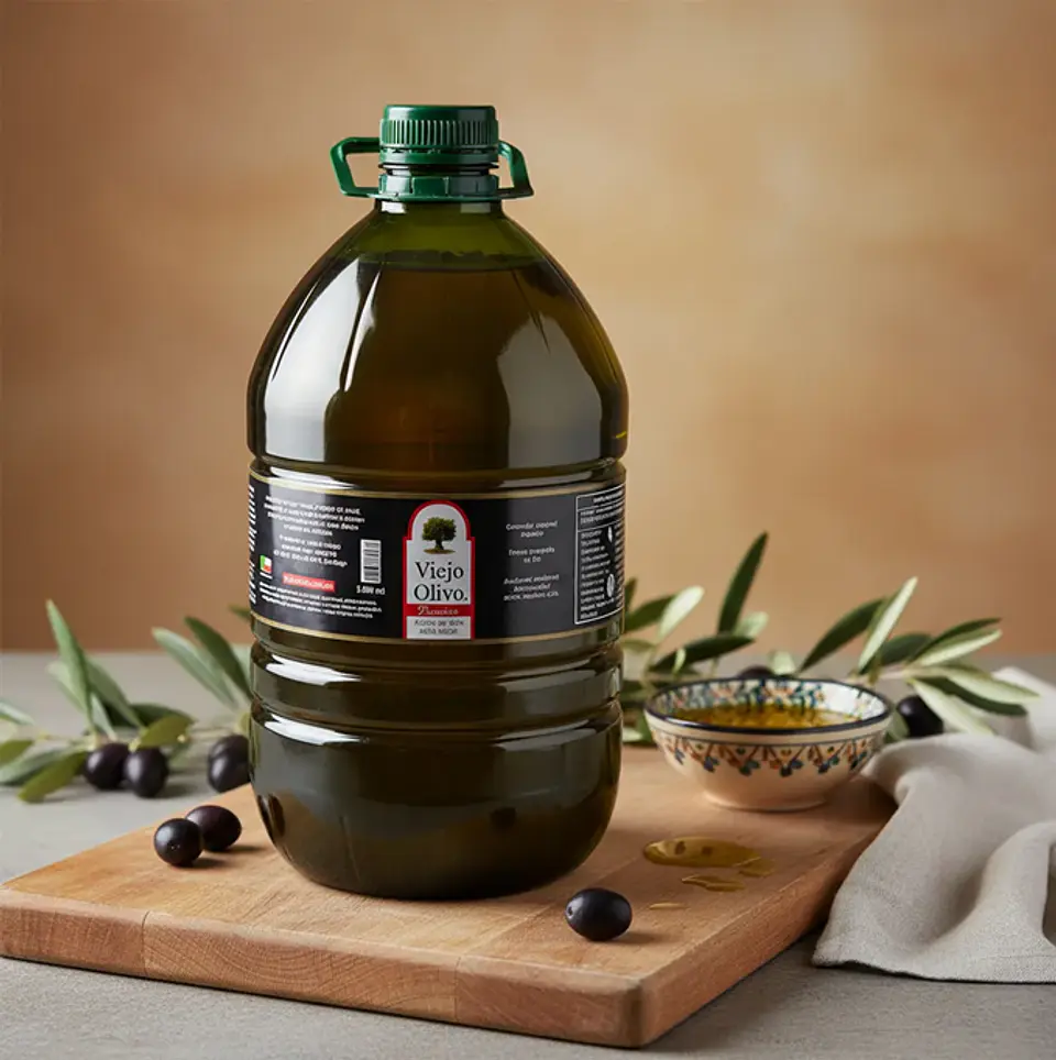 Aceite De Oliva Extra Virgen 5 Litros | Sabor y Picor Suave 2