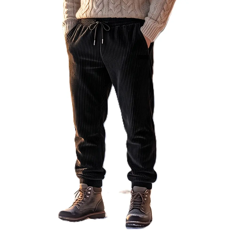 Pantalón Hombre Plush de Invierno - Tela soft tipo terciopelo (Tallas XL-XXL)