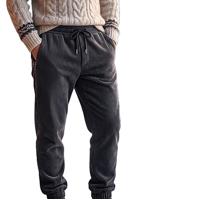 Pantalón Hombre Plush de Invierno - Tela soft tipo terciopelo (Tallas XL-XXL)