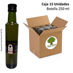 Caja de 15 Botellas 250 ml | Arbequina - Aceite de Oliva Extra Virgen Viejo Olivo