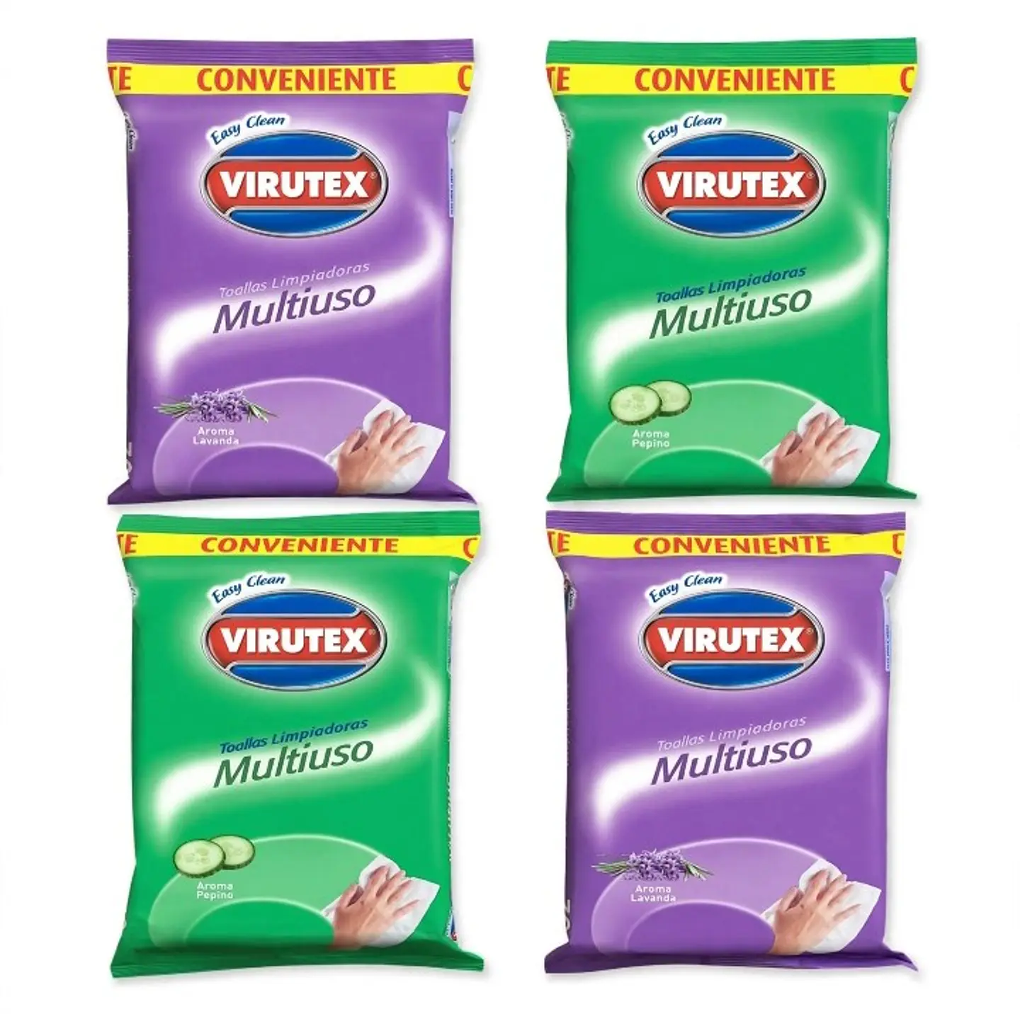 Toallas Limpiadoras Multiuso Virutex | Pack 4 Unidades  1