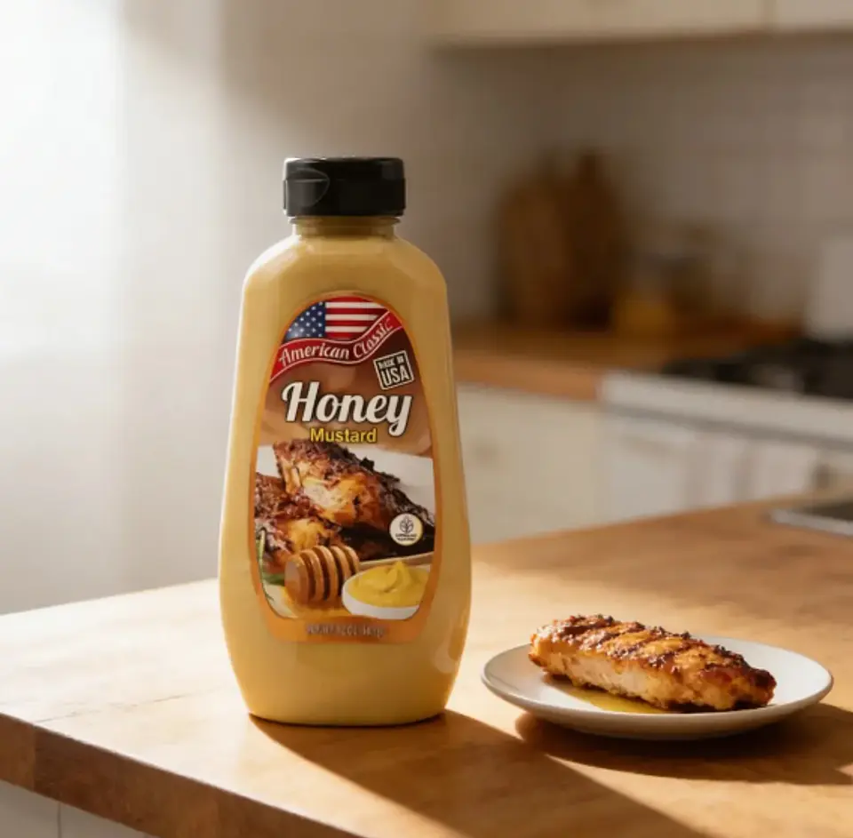 MOSTAZA MIEL AMERICAN CLASSIC HONEY 340 G | PACK 6 Unidades 4