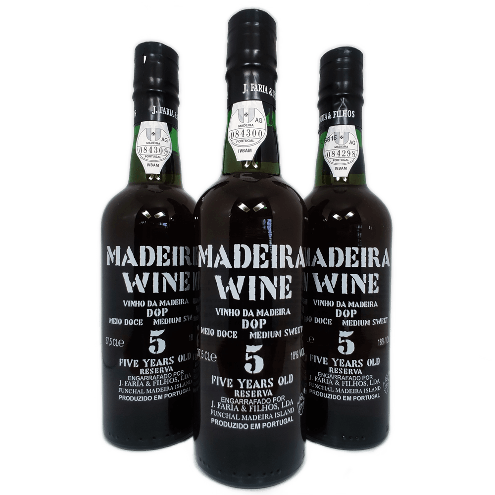 Vinho da Madeira Meio-Doce - Reserva 5 Anos